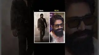 K.G.F Actors Then vs Now | Real Life Looks Will Shock You! 💥 #shorts #kgf #yash #srinidhishetty