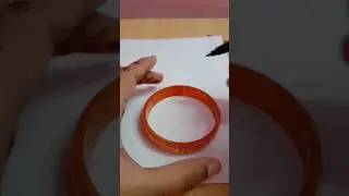 simple bangle art design #shorts #ytshorts #creatorscraft #art #bangles #design