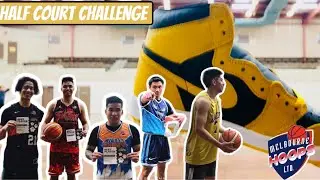 Melbourne Hoops Half court challenge