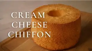 Cream Cheese Chiffon Cake | A balanced ratio that is hard to fail