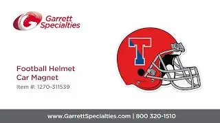 Football Helmet Car Magnet