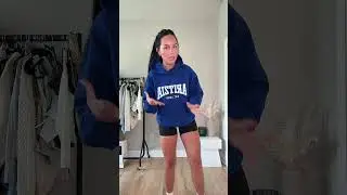 These are the BEST hoodies but definitely size up!! 💙 I will have my outfit 🔗 on my LTK in the