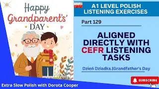 A1-level Polish listening exercises that are aligned directly with the CEFR listening tasks Part 129