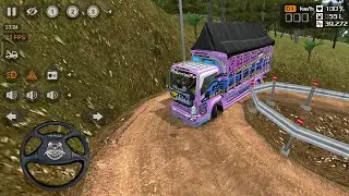 🚛 4&times;4 MINI MODIFIED TRUCK GOODS EXPORT IN OFFROAD 🤯 | TRUCK SIMULATOR | NEW TRUCK MOD IN BUSSID GAME