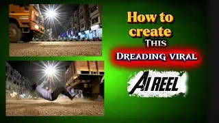 Promt in description |how to create this Instagram dreanding truck accident reel editing 