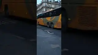 Buses in Dundee city centre.