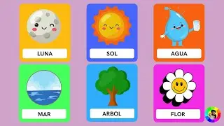 🔴¡Aprende Jugando! 18 Palabras Educativas para Niños y Niñas parte 5🌟📚 - Aprende con Gael y Owen 🌈