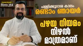 Bless 364 | Sunday Homily | പുതിയ നിയമ ദൈവാലയം | NOV 9 | Fr Jison Paul Vengasserry