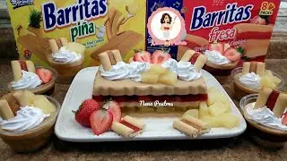Gelatinas de Barritas Fresa & Piña 🍓🍍😋