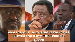 ODM FALLOUT | WHO IS FIGHTING JAMES ORENGO AND WHY? THE TERRIBLE TRUTH