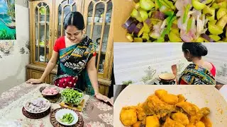 শাড়ি পরে দুপুরের রান্না করলাম। অদ্ভুত এক্সপেরিয়েন্স,sharee pore dupurer ranna korlam.odvutexperience