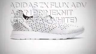 ADIDAS ZX FLUX ADV ASYM PRIMEKNIT (CRYSTAL WHITE)  / PEACE X9