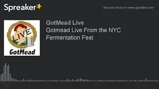Gotmead Live From the NYC Fermentation Fest (part 1 of 3)