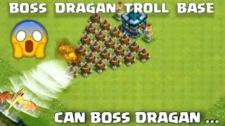 Air Sweeper Formation vs BOSS DRAGAN | Clash of Clans Gameplay | #COC