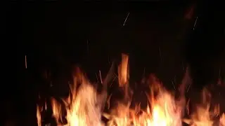 Fire flame burning - HD layer animation video #01