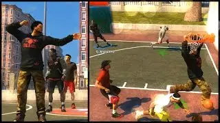 NBA 2K14 Next Gen Parks - Alley Oop Contest ON THE PARK ! | 360 Cam Shows Up To The Park|StaxMontana
