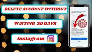 Как удалить аккаунт в Instagram без ожидания 30 дней (2026) | Мгновенное удаление аккаунта в Inst...