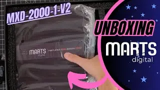 MINI UNBOXING Lightweight & Compact Monoblock 2K 1-Ohm Amp by Marts Digital