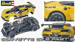 CORVETTE C7.R 2nd Build Revell Chevrolet amazing Scale/ Construyendo Corvette auto a escala Le mans