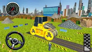 Road Roller Construction - JCB Game 3D Road Construction - Android Gameplay