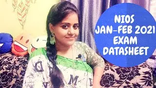 NIOS DATASHEET | NIOS 2021 EXAM FINALIZED| HOMESCHOOLING INDIA| NIOS LATEST NEWS