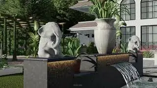 LANDSCAPE DESIGN WALKTHROUGH | CINEMATIC 3D ANIMATION #architecture #youtube #3dwalkthrough
