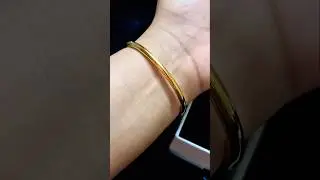 Palmonas Golden plain Bangle ##palmonas#bracelet#bangles#sale#rakhshabandangifting#offer#gold#shorts