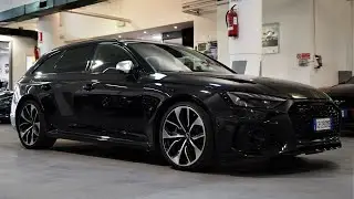 2022 Audi RS4 Avant (450hp) - Sound, Exterior and Interior in Details