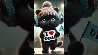 I ❤️ Opal Miss World 2025 &ndash; Black Cat Fan Cheer | Zen Cat Chill Song
