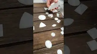 The stone is white and me in white😀