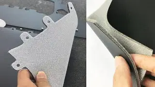 Scrim Foam Backed Faux Leather Cutting Machine
