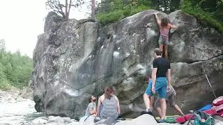 Beach Arete 6C - Magic Wood