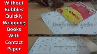 wrapping books without bubbles|cover school books| cover books with contact paper no bubbles