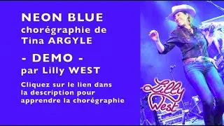 [DEMO] NEON BLUE de Tina ARGYLE, enseign&eacute;e par Lilly WEST