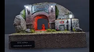 1901 Ogarrio Tunnel Handmade Diorama - Real de Catorce, San Luis Potos&iacute;, M&eacute;xico.