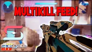 INSANE 5 MAN FEED IN SPLITGATE! (Trickshots) #Shorts