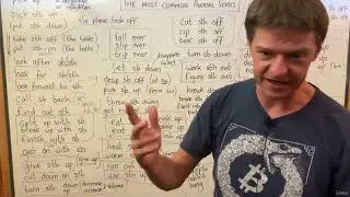 The Most Common Phrasal Verbs