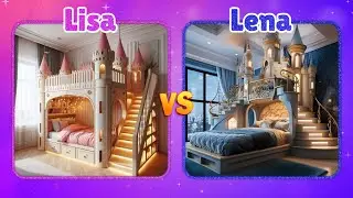 Lisa or Lena Picks The CUTEST Bedroom, Dress & Accessories! 💖👗🛏