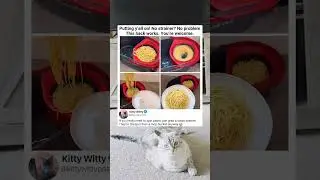 Genius Pasta Draining Hack Using Spinner