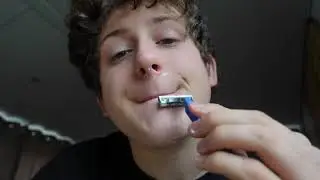 ASMR Mustache Shaving 🪒