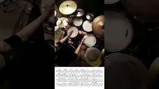 '12 Steps of Coordination' - Sheet Eleven. Step Twelve #drummer #drumcoordination #drums