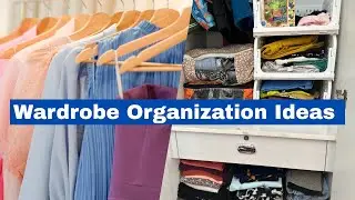 Wardrobe Organisation | Small Space Storage Ideas | Declutter & Organise With Me🧣🧤🧥🥋