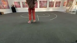Creating a seed style labyrinth