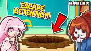 We Are ESCAPING Detention! | Roblox | Dig Out of Detention