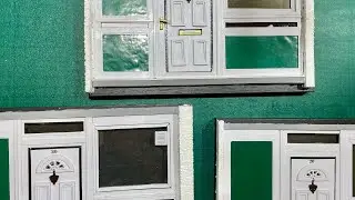 Miniature PVC doors #miniatures #make 