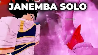 HOW TO SOLO JANEMBA RAID ALL BY YOURSELF! l DBOG Roblox