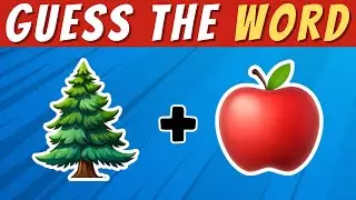 Guess the WORD by Emojis? 🤔🙄|Quizzy Quiz
