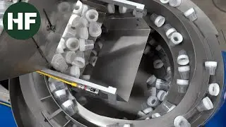 Vibratory Feeder System for Plastic Baby Bottle Caps