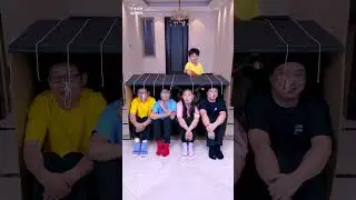 Rope Pulling Challenge, Hahaha So Funny ~ #Funnyfamily#Partygames#Shorts#Challenge