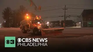 In Mount Laurel, New Jersey, essential workers manage tough conditions to get to work